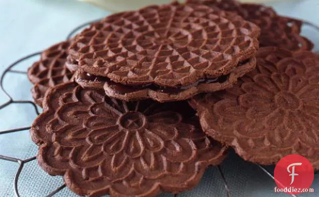 Chocolate Peppermint Pizzelle