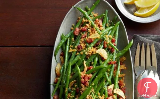 Haricots Verts with Pancetta