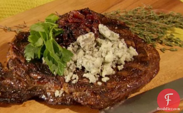 Rib-Eye Steak with Vidalia Onions