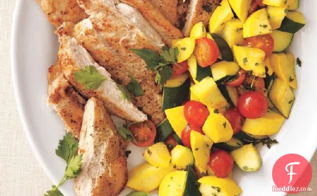 Chicken with Summer Vegetables