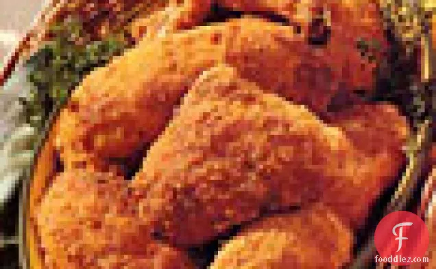 मसालेदार ओवन-तला हुआ चिकन