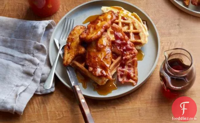 Chicken and Bacon Waffles