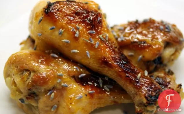 French In A Flash: Lavender-apricot Chicken Drumsticks