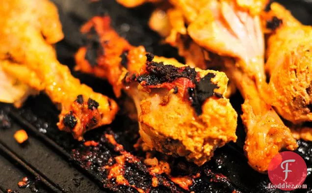 Indoor Grilling: Twice-cooked Mock Tandoori Chicken