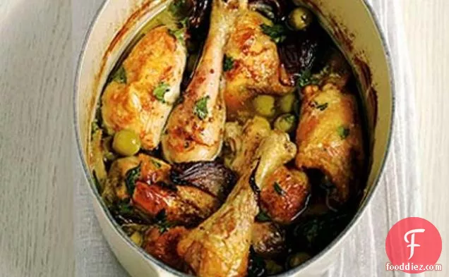 Chicken With Lemon & Olives