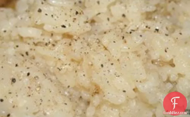 Parmesan-Black Pepper Arborio Rice Pilaf