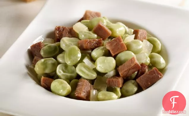 Fava Beans with Ham