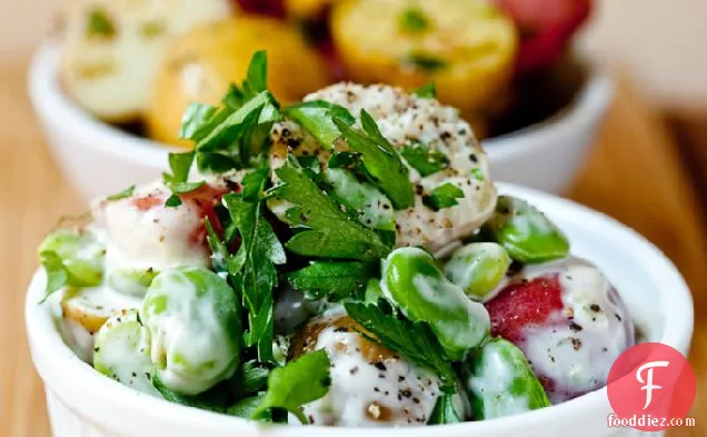 Potato Salad With Fava Beans
