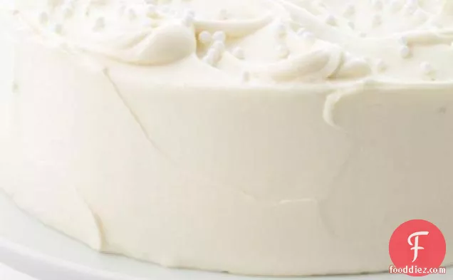 Almond Layer Cake With White Chocolate Frosting