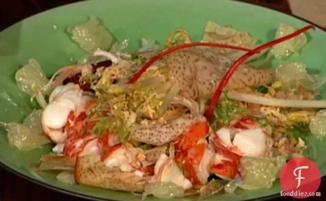 Thai Marinated Beef Cabbage Salad with Warm Shallot Vinaigrette