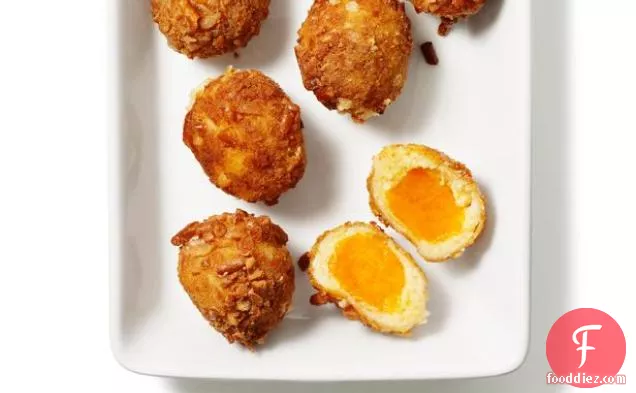 Pretzel-Crusted Fried Cheese