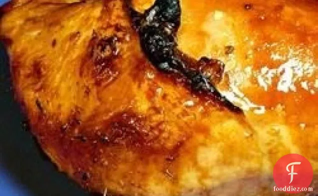 Bourbon and Molasses-Glazed Turkey Breast