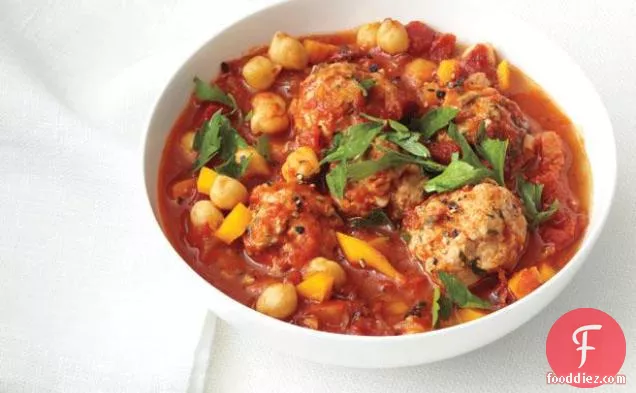 Spanish Turkey Meatball Stew
