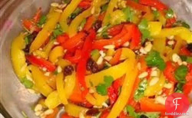 Roasted Peppers with Pine Nuts and Parsley