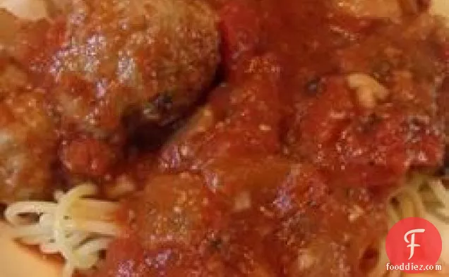 Jansen's Spaghetti Sauce and Meatballs