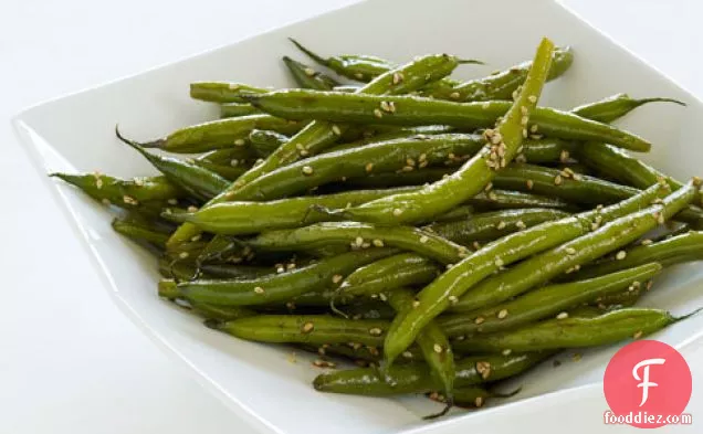 Wok-seared Sesame Green Beans