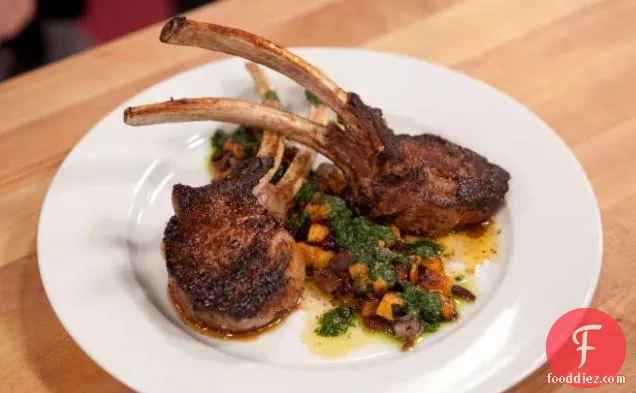 Grilled Lamb Chops with Charmoula