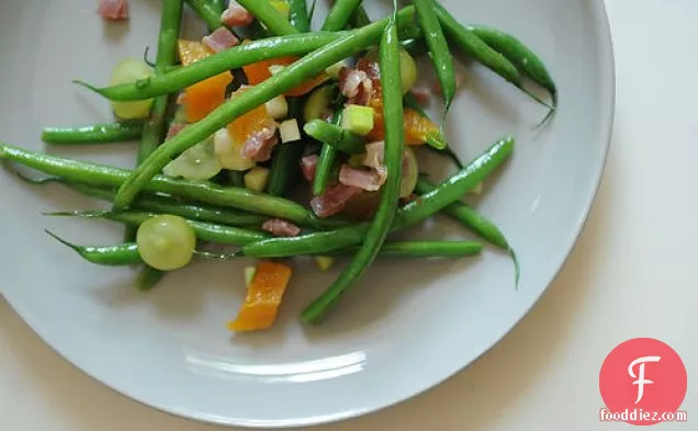 Green Beans With Apricots And Serrano Ham
