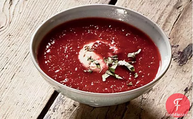 Beet-and-Tomato Soup with Cumin