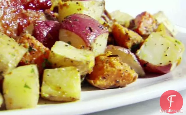 Mixed Roasted Potatoes with Herb Butter