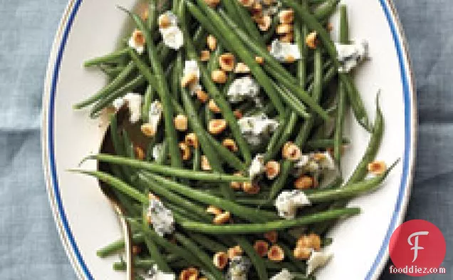 Green Beans With Hazelnuts And Gorgonzola
