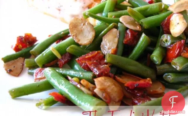 Green Beans With Sun-dried Tomatoes And Almonds