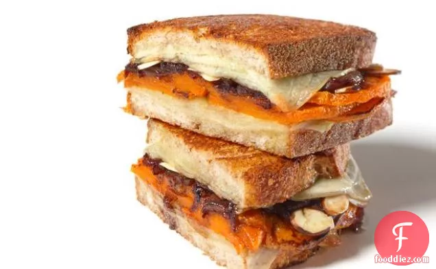Squash, Manchego and Balsamic-Onion Grilled Cheese