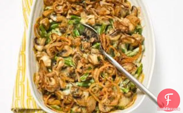 Creamy Green Bean Casserole With Fried Shallots