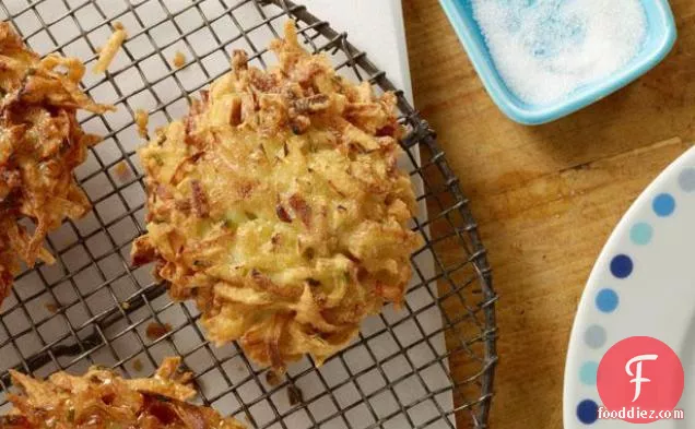 रॉन चुकंदर Latke Brulee