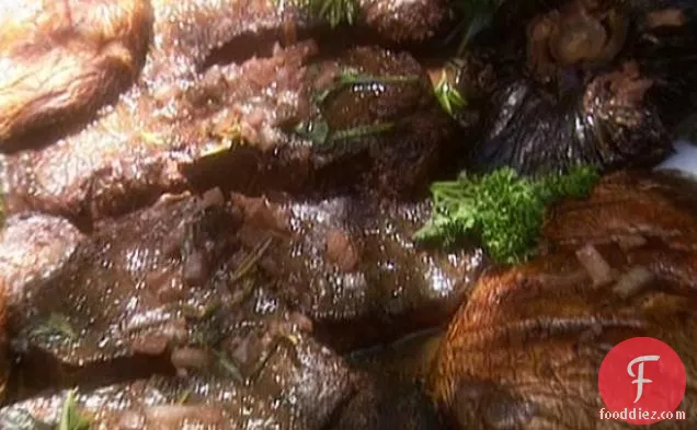 Cabernet Steak and Mushrooms