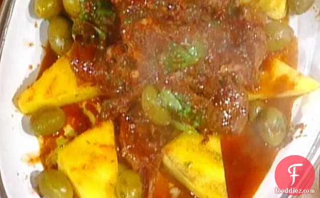 Puntine di चूंचियां, पत्नी con मकई की खिचड़ी: पोर्क पसलियों के साथ मकई की खिचड़ी