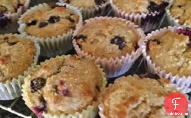 Oat and Blueberry Muffins