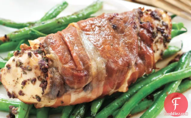 Prosciutto-wrapped Chicken With Green Beans