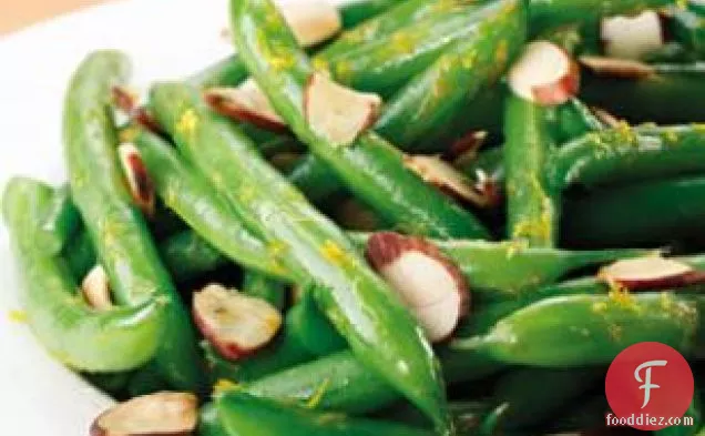 Orange-scented Green Beans With Toasted Almonds