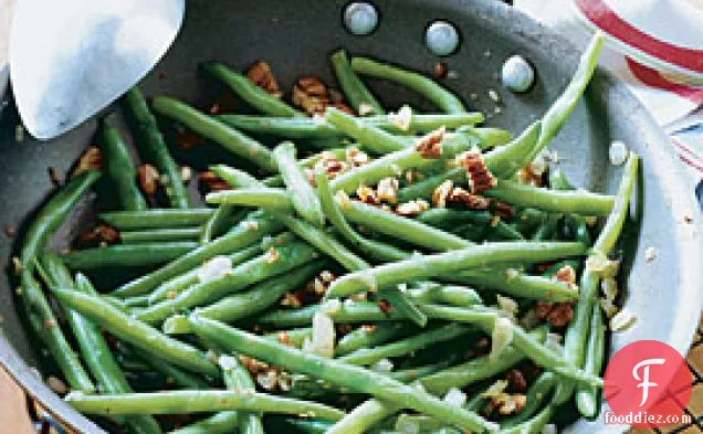 Green Beans With Brown Butter & Pecans