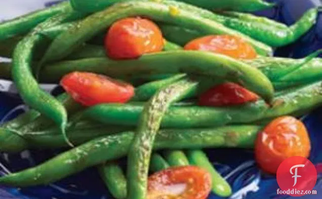 Sauteed Green Beans & Cherry Tomatoes