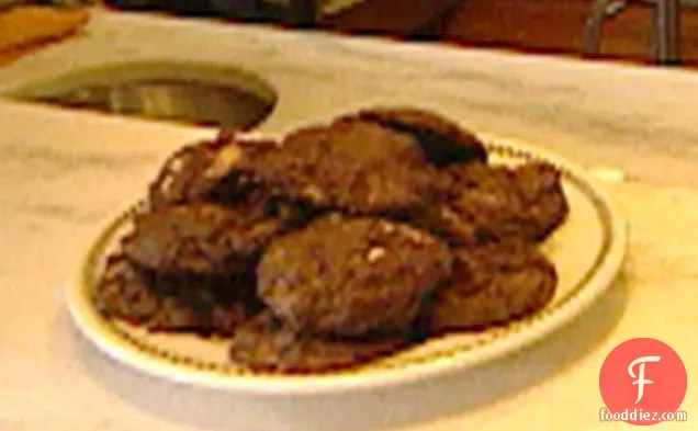 Chocolate-Chocolate Chunk Shortbread Cookies