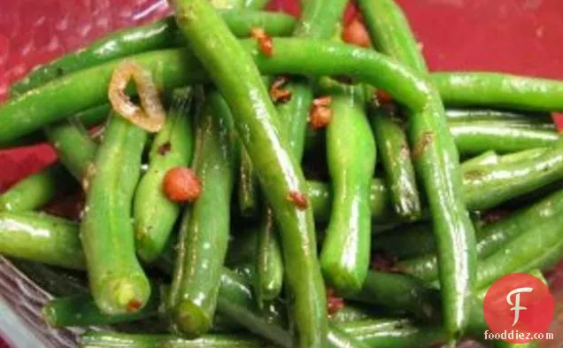 Green Beans With Pancetta And Shallots