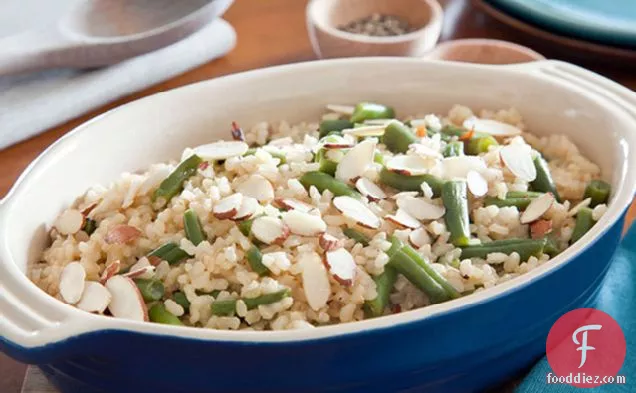 15-Minute Brown Rice & Green Beans