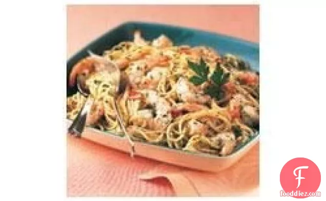 Garlic Shrimp and Pasta