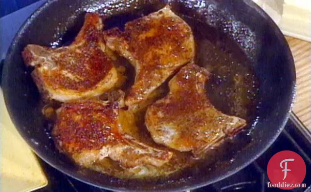 Caraway-Crusted Pork Chops