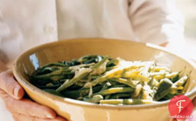 Stewed Green Beans And Poblanos