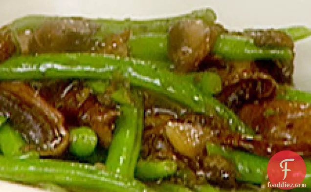 Green Beans And Mushroom Saute