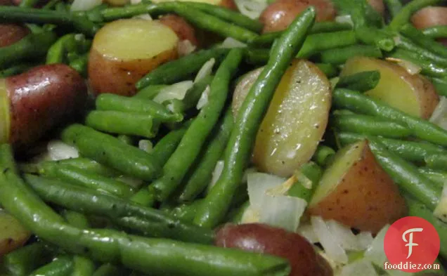 Smothered Green Beans And Fingerling Potatoes