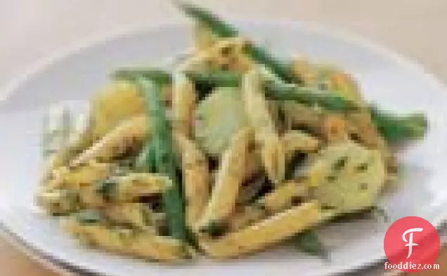 Penne With Pesto, Potatoes & Green Beans