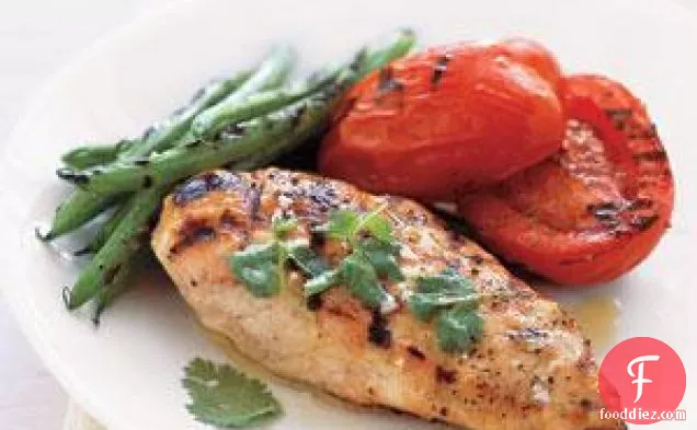 Grilled Chicken With Green Beans And Tomatoes Recipe