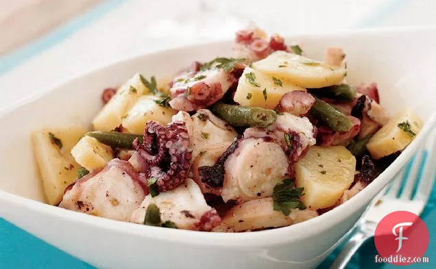 Octopus Salad with Potatoes and Green Beans