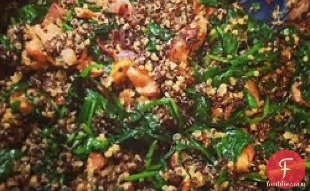 Bacon Spinach Quinoa