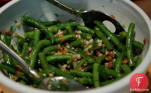 Green Bean, Wheatberry And Barley Salad