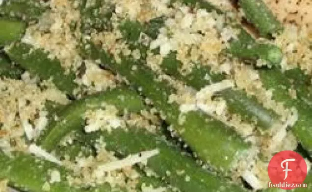 Green Beans with Bread Crumbs